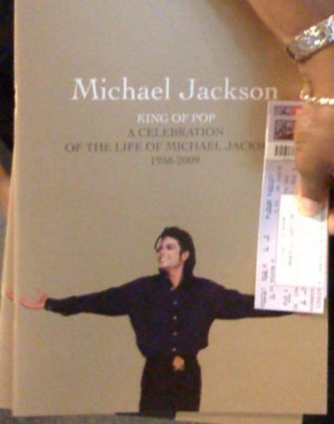 Michael Jackson's memorial program