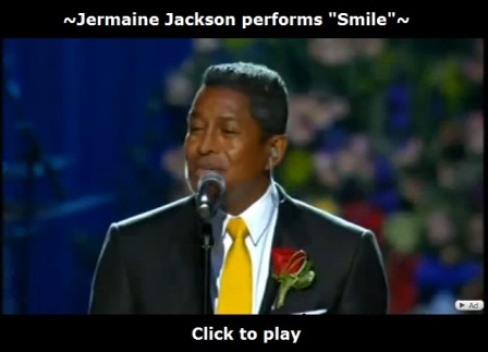 Jermaine Jackson performs Smile at Michael Jackson's memorial