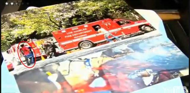 Michael Jackson photo of ambulance photo